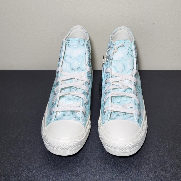 Converse CTAS HI All Star High Top Light Dew Blue Women Canvas Sneakers Size 7.5 - Picture 7 of 11